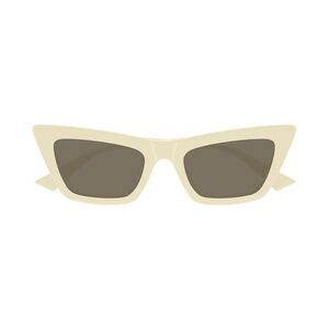 BOTTEGA VENETA Angular Cat-Eye Sunglasses With Gold-Tone Accents